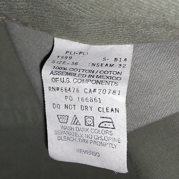 VINTAGE Tommy Hilfiger Pale Green Jeans - Picture 13 of 14